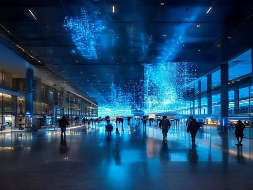 Milan Airport digital journey installation
