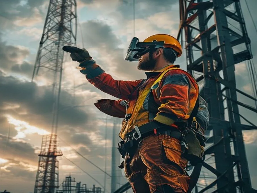 Tower safety simulation training
